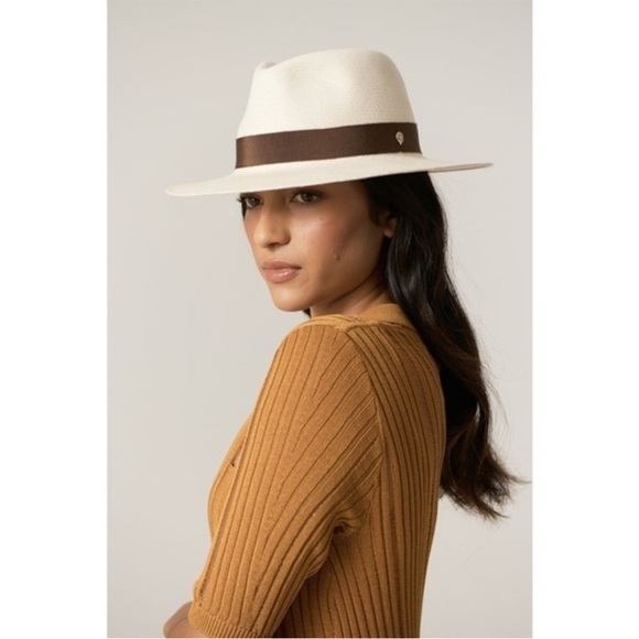 NWOT Classic Helen Kaminski Vitoria Panama Hat Chalk / Gum-blossom, Sydney AUS - Picture 2 of 7